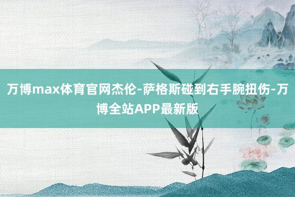 万博max体育官网杰伦-萨格斯碰到右手腕扭伤-万博全站APP最新版